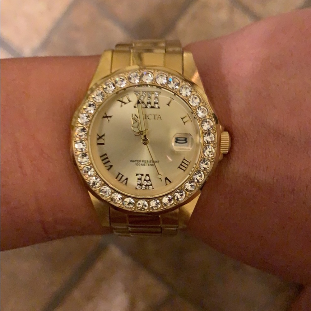 Gold Colored Invicta Watch
